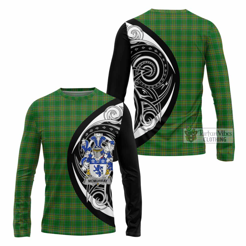 Tartan Vibes Clothing McMurray Irish Clan Long Sleeve T-Shirt Celtic Circle Style