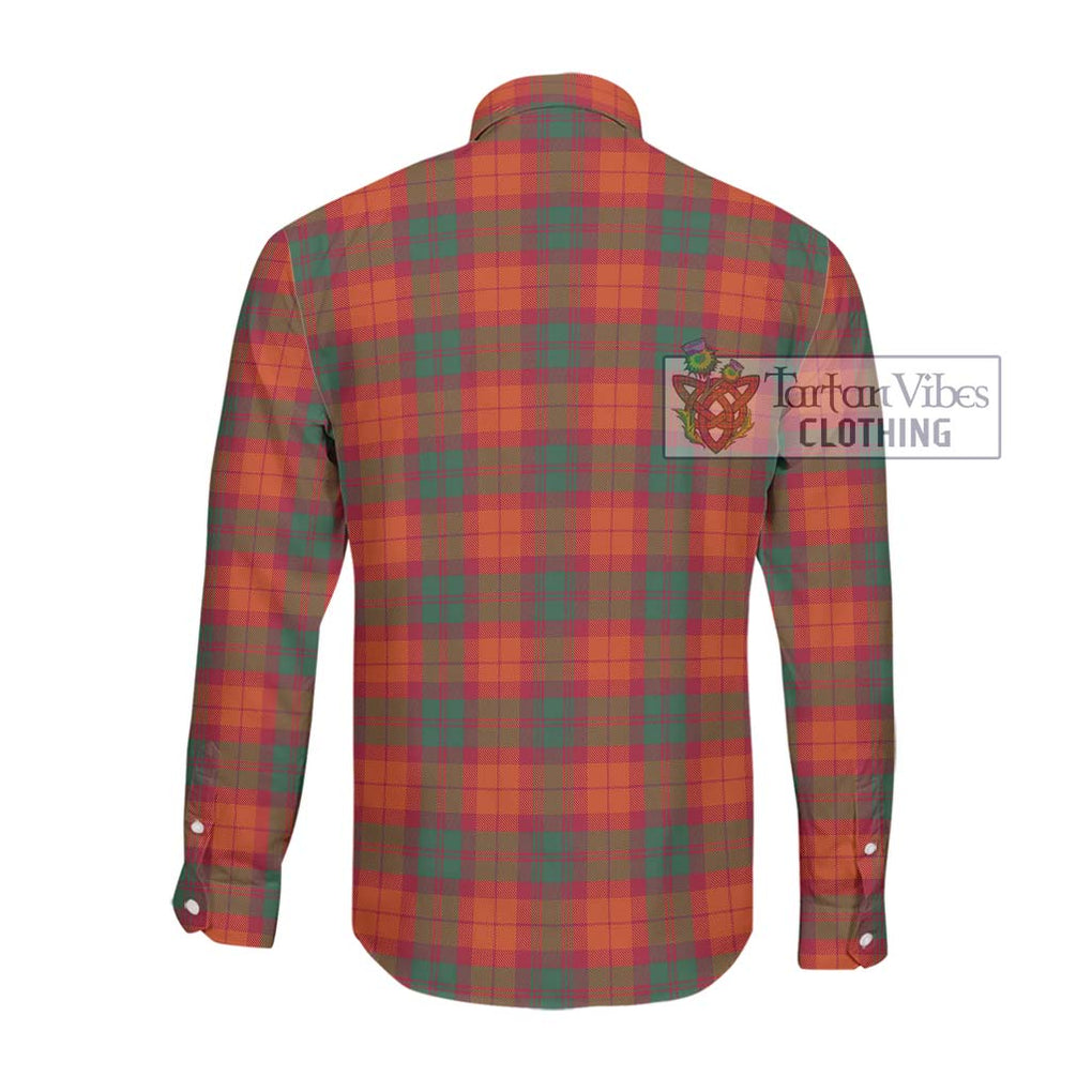 McNab Ancient Tartan Long Sleeve Button Shirt with Family Crest DNA In Me Style - Tartanvibesclothing Shop