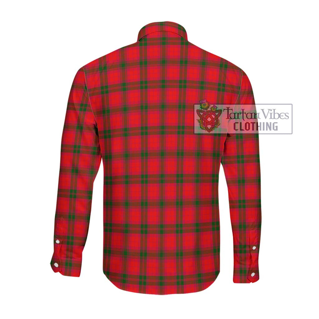 McNab Modern Tartan Long Sleeve Button Shirt with Family Crest DNA In Me Style - Tartanvibesclothing Shop