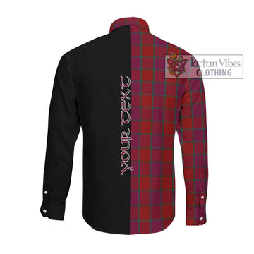 McNab Old Tartan Long Sleeve Button Shirt with Family Crest and Half Of Me Style Men's Shirt - Tartanvibesclothing Shop