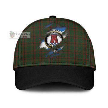 Tartan Vibes Clothing McNachten Hunting Tartan Classic Cap with Family Crest In Me Style