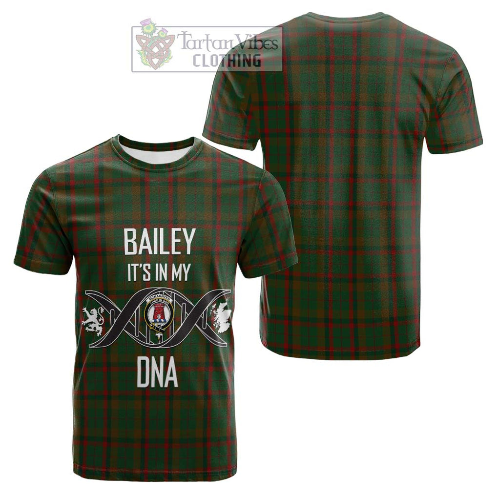 Tartan Vibes Clothing Mcnaghten Hunting Tartan Cotton T-shirt with Family Crest DNA In Me Style