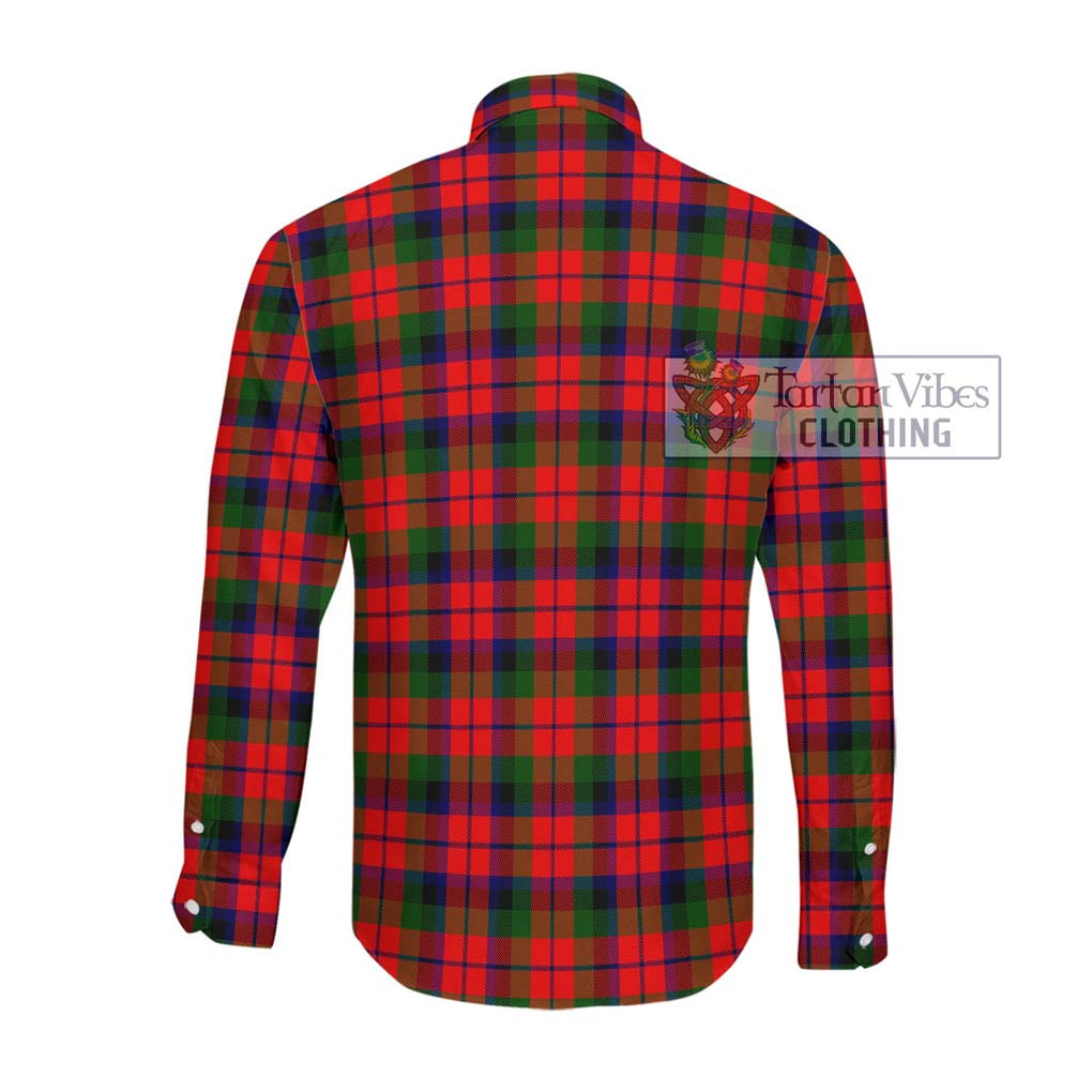 Mcnaghten Modern Tartan Long Sleeve Button Shirt with Family Crest DNA In Me Style - Tartanvibesclothing Shop