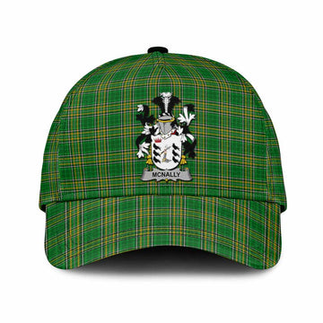 McNally Irish Clan Tartan Classic Cap with Coat of Arms