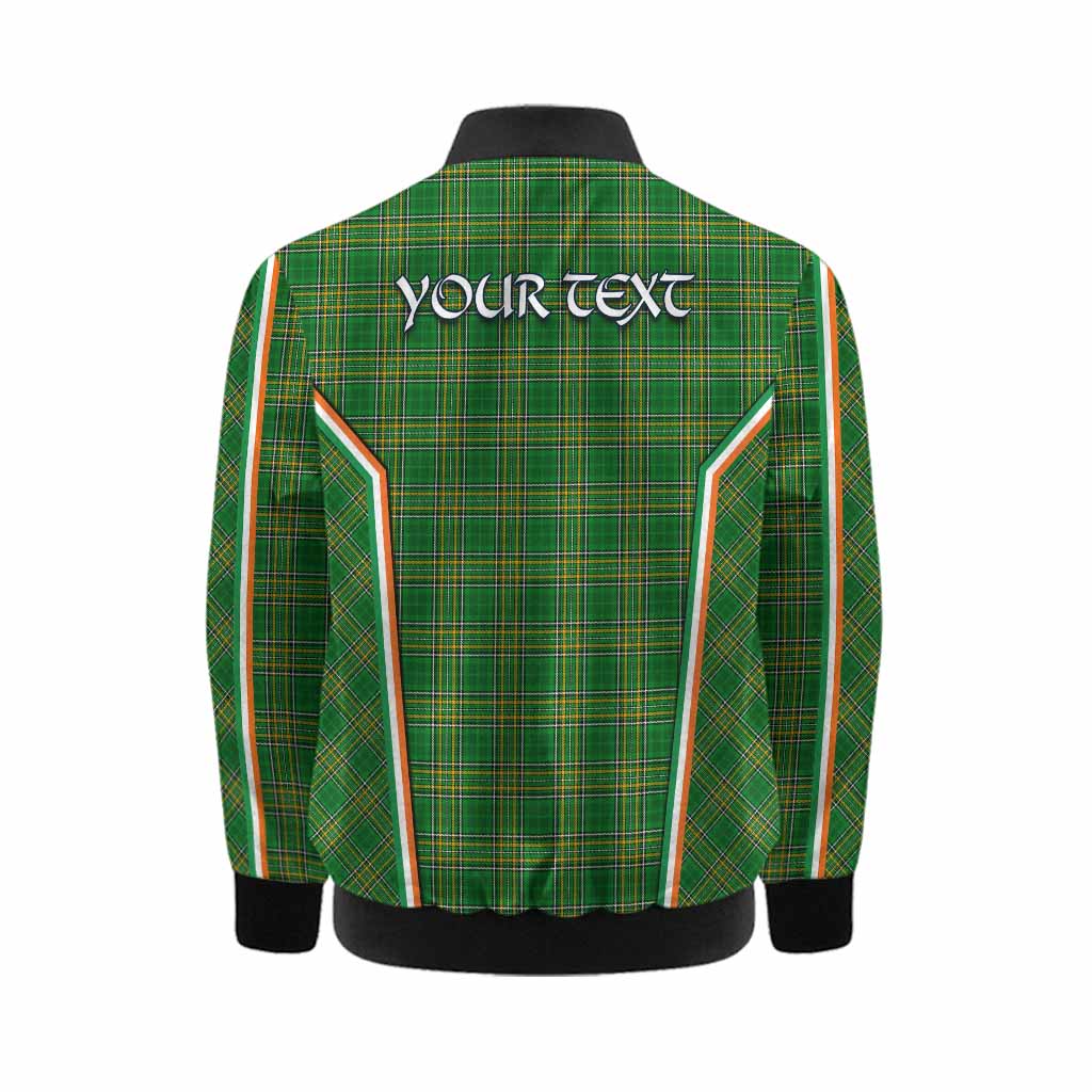 McNally Irish Clan Coat of Arm Tartan Kid Bomber Jacket Flag Style