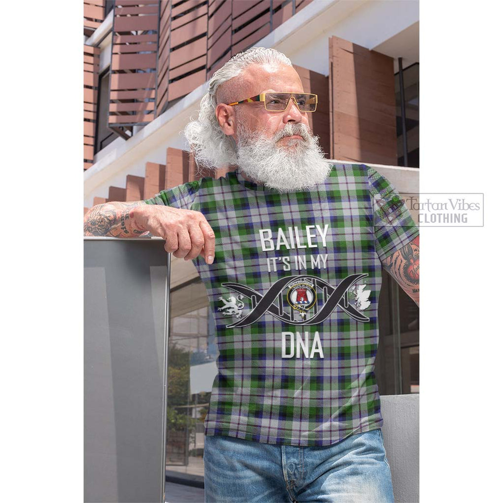Tartan Vibes Clothing McNaughton Dress Tartan Cotton T-shirt with Family Crest DNA In Me Style