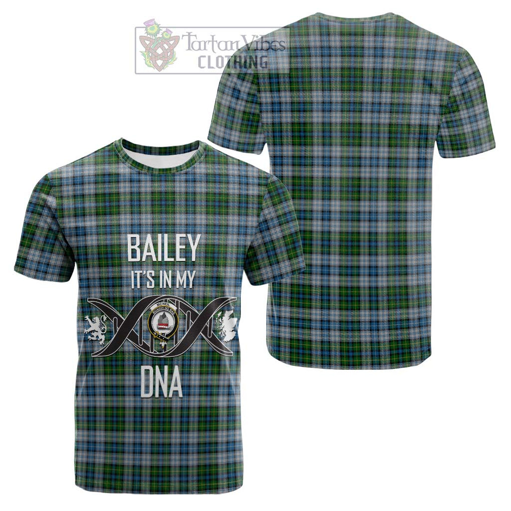 Tartan Vibes Clothing McNeil Dress Tartan Cotton T-shirt with Family Crest DNA In Me Style