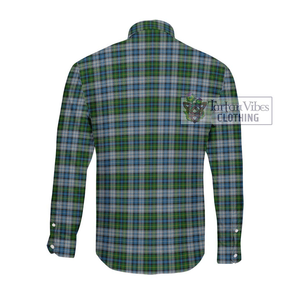 McNeil Dress Tartan Long Sleeve Button Shirt with Family Crest DNA In Me Style - Tartanvibesclothing Shop