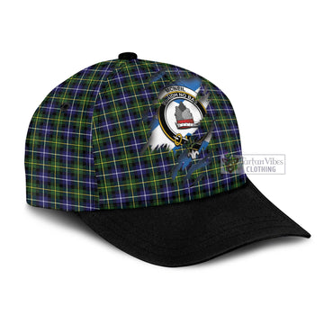 Tartan Vibes Clothing McNeil of Barra Modern Tartan Classic Cap with Family Crest In Me Style