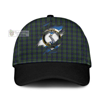 Tartan Vibes Clothing McNeil of Colonsay Tartan Classic Cap with Family Crest In Me Style