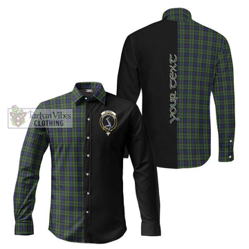 McNeil of Colonsay Tartan Long Sleeve Button Shirt with Family Crest and Half Of Me Style Men's Shirt S - Tartanvibesclothing Shop