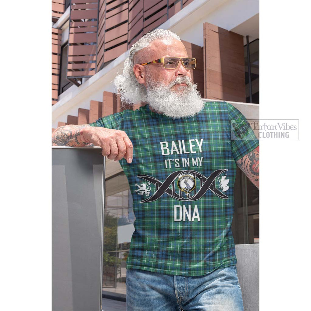 Tartan Vibes Clothing McNeil of Colonsay Ancient Tartan Cotton T-shirt with Family Crest DNA In Me Style