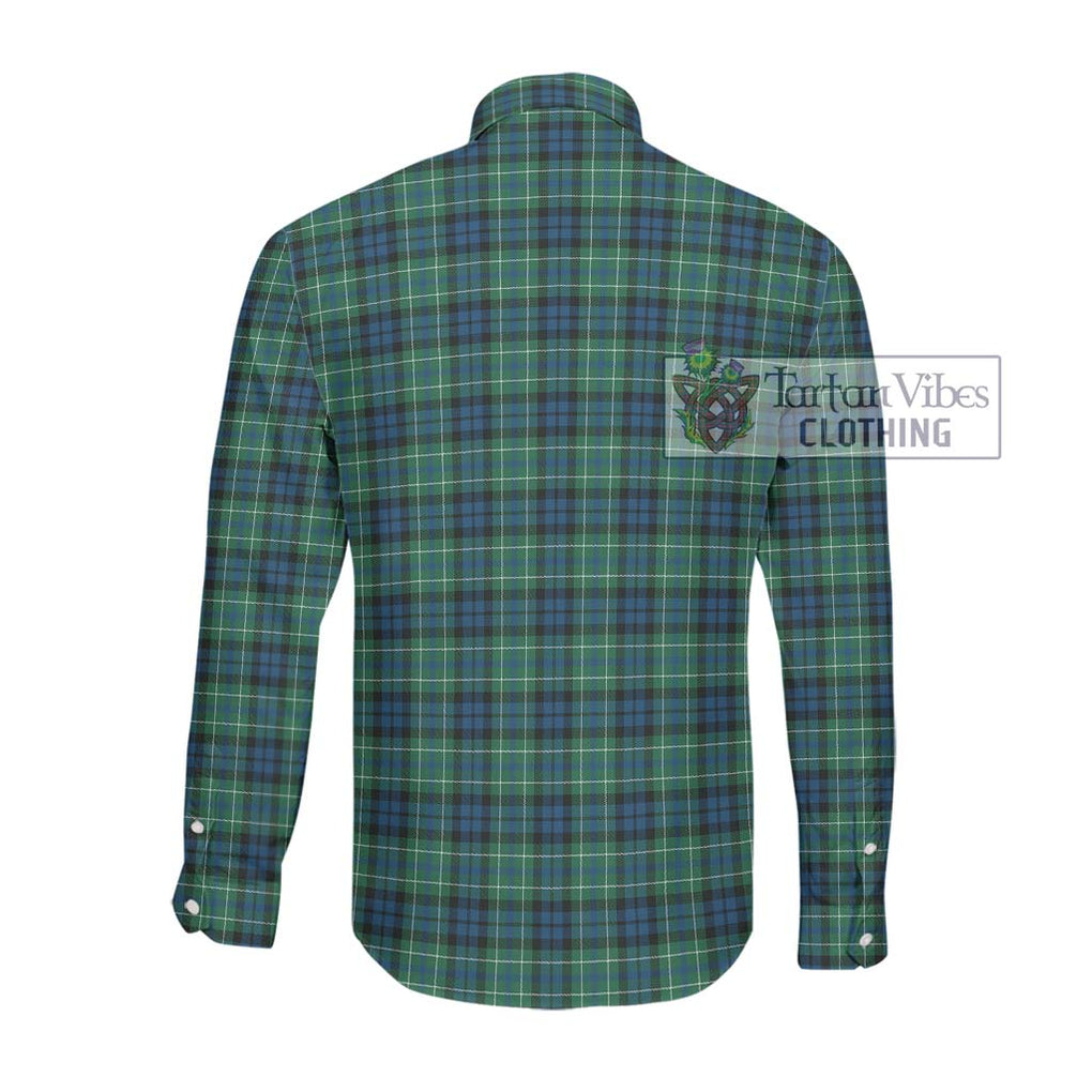 McNeil of Colonsay Ancient Tartan Long Sleeve Button Shirt with Family Crest DNA In Me Style - Tartanvibesclothing Shop