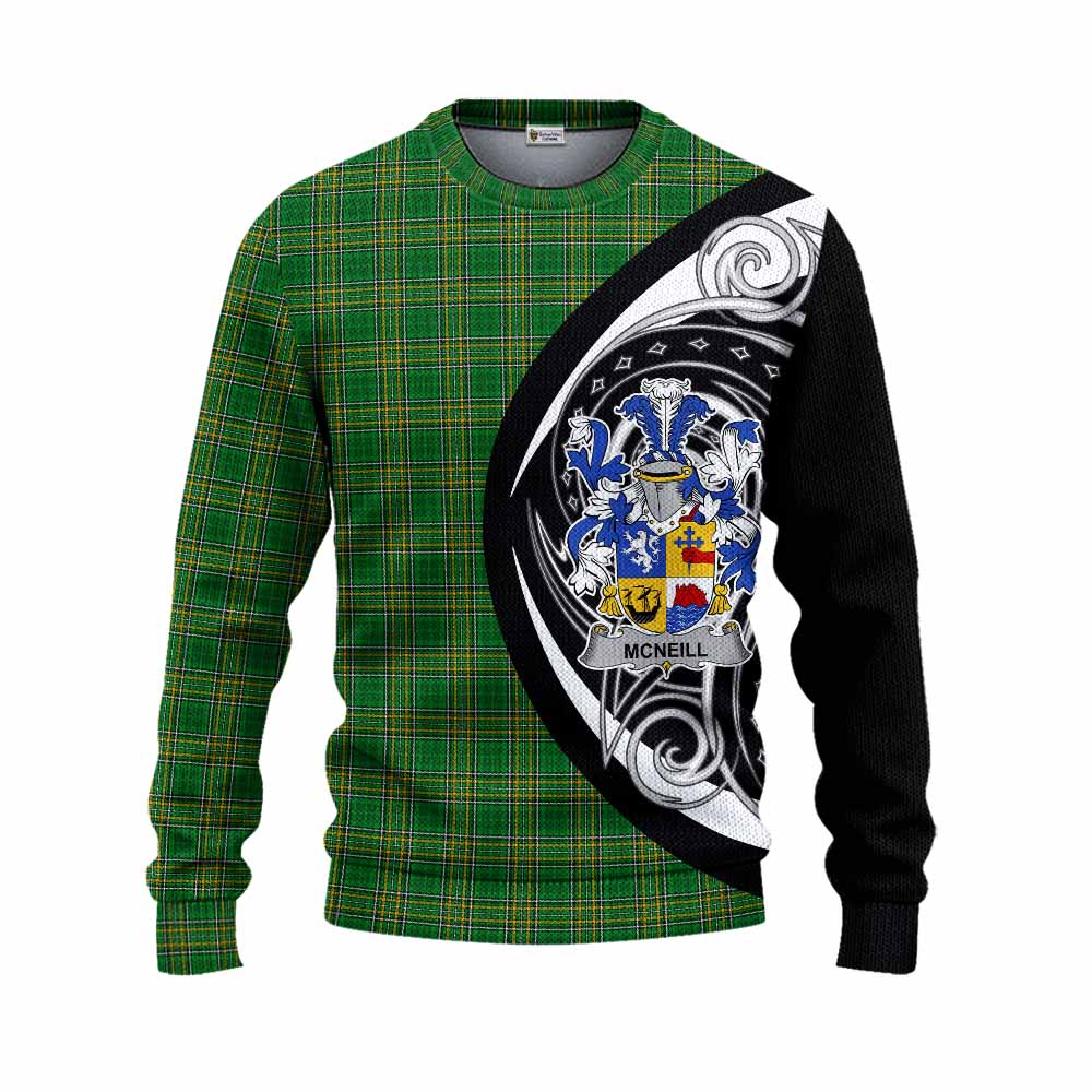 Tartan Vibes Clothing McNeill Irish Clan Knitted Sweater Celtic Circle Style