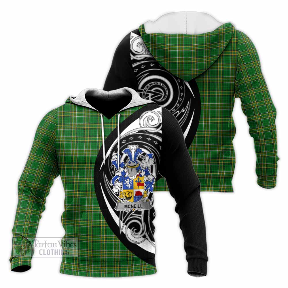 McNeill Irish Clan Knitted Hoodie Celtic Circle Style - Tartan Vibes Clothing
