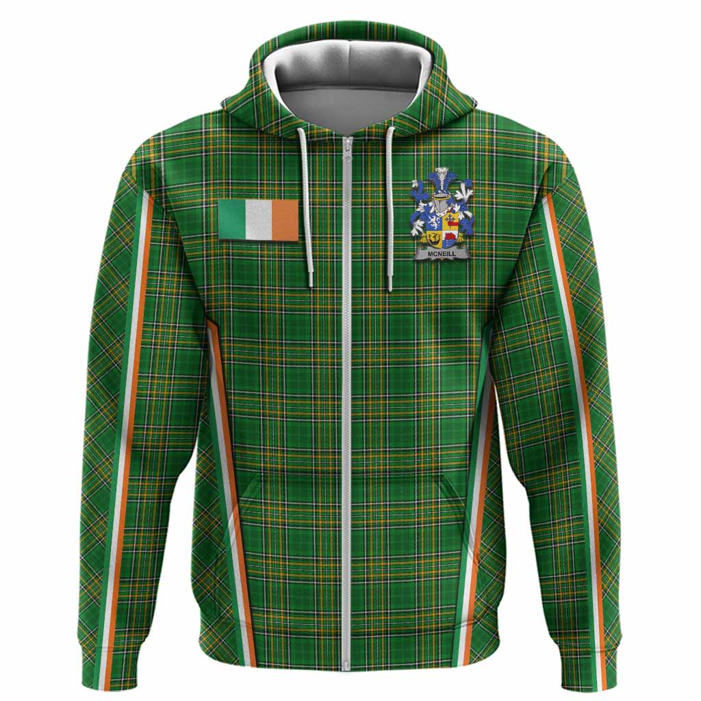 McNeill Irish Clan Coat of Arm Tartan Hoodie Flag Style