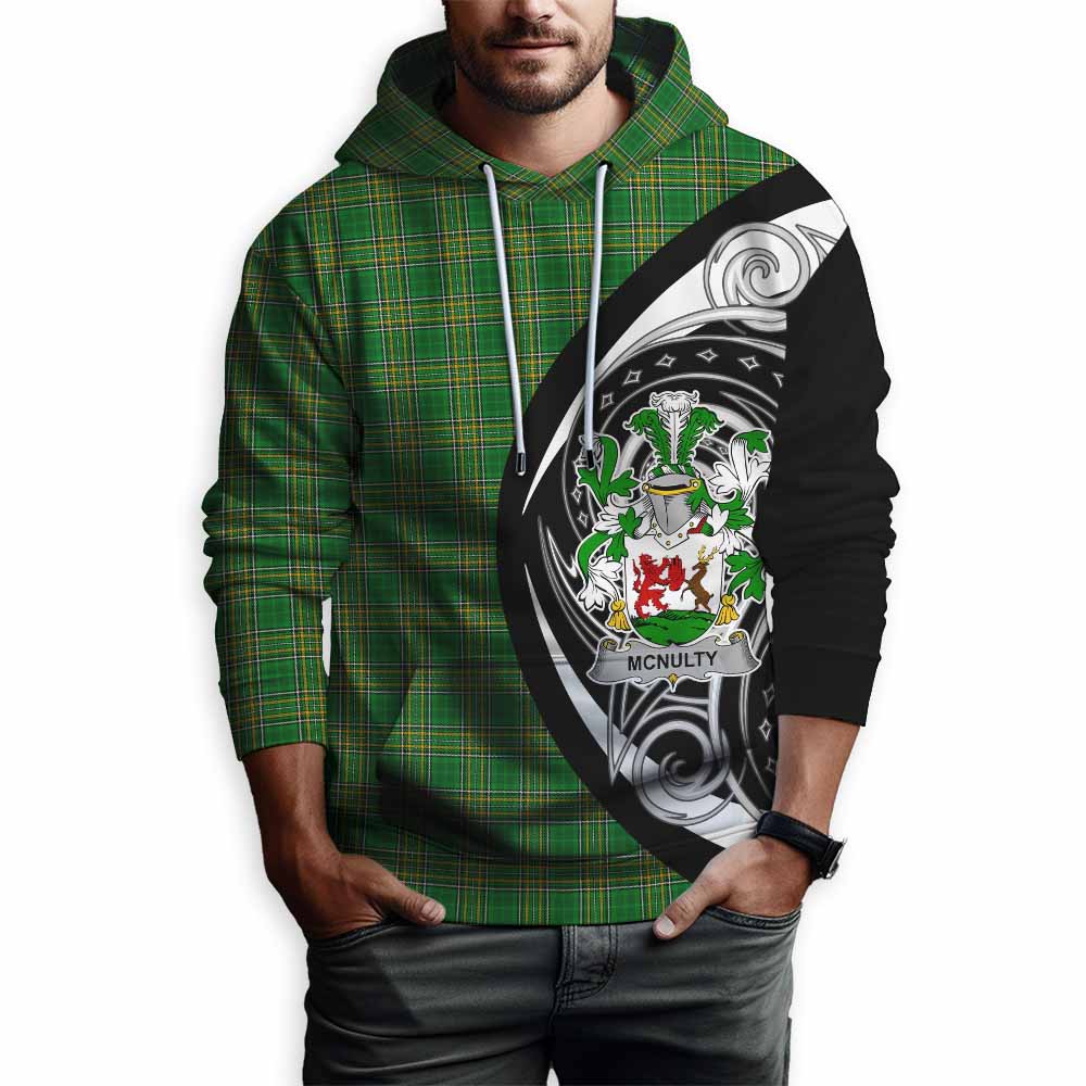 McNulty Irish Clan Hoodie Celtic Circle Style Pullover Hoodie - Tartan Vibes Clothing