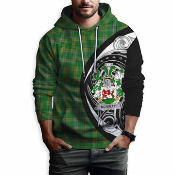 Tartan Vibes Clothing McNulty Irish Clan Hoodie Celtic Circle Style