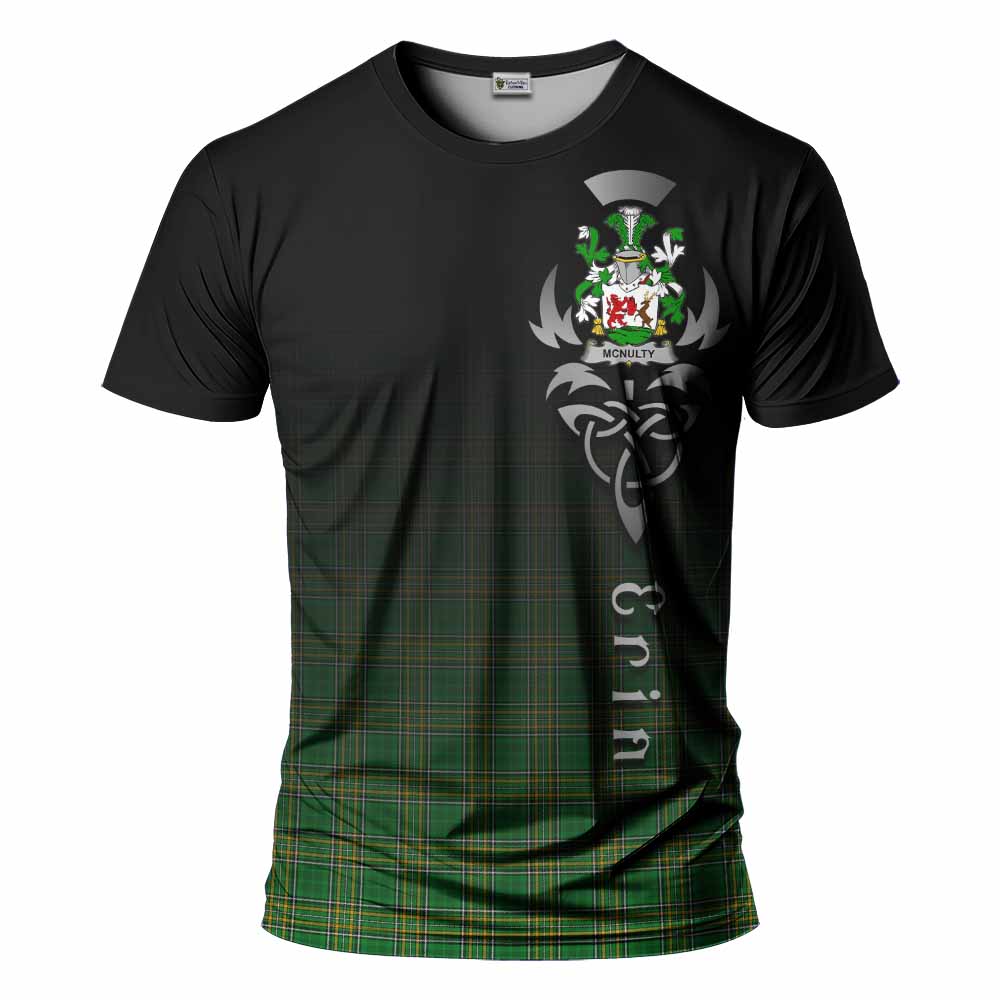 McNulty Irish Clan T-Shirt with Coat of Arms Erin Go Bragh Celtic Inspired Kid's Shirt - Tartan Vibes Clothing
