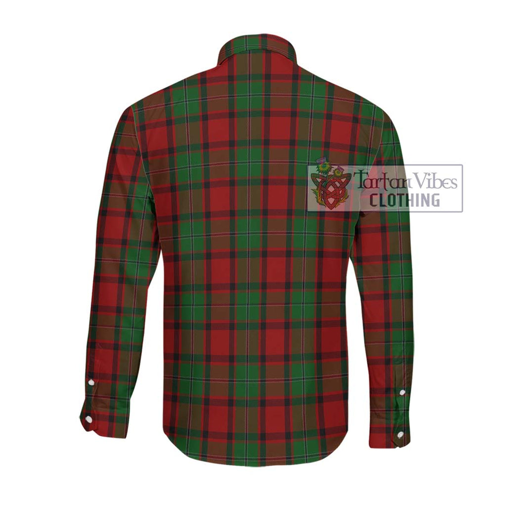 McPhail Tartan Long Sleeve Button Shirt with Family Crest DNA In Me Style - Tartanvibesclothing Shop