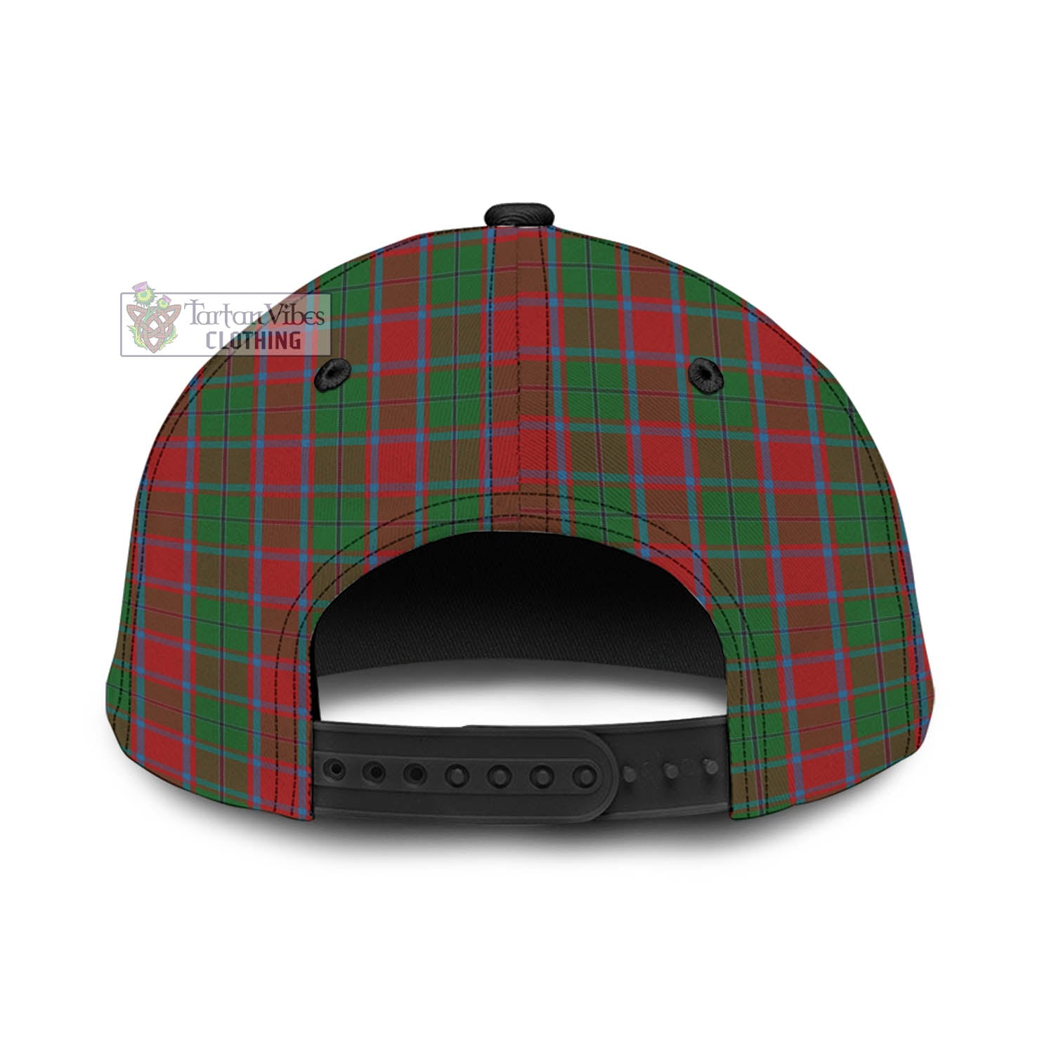 Tartan Vibes Clothing McPhail Blue Bands Tartan Classic Cap with Family Crest In Me Style