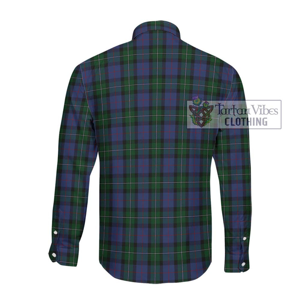 McPhail Hunting Tartan Long Sleeve Button Shirt with Family Crest DNA In Me Style - Tartanvibesclothing Shop