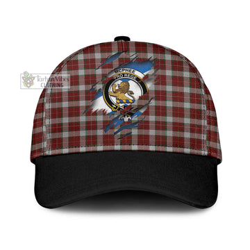 Tartan Vibes Clothing McPhee Dress Tartan Classic Cap with Family Crest In Me Style