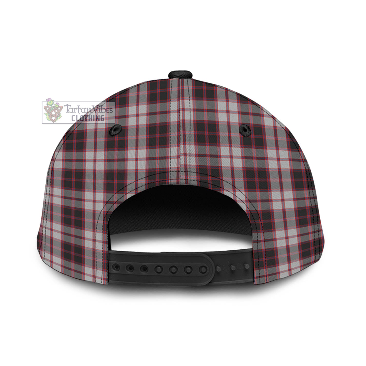 Tartan Vibes Clothing Mcpherson Tartan Classic Cap with Family Crest In Me Style