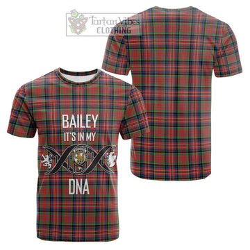 Tartan Vibes Clothing McPherson Ancient Tartan Cotton T-shirt with Family Crest DNA In Me Style