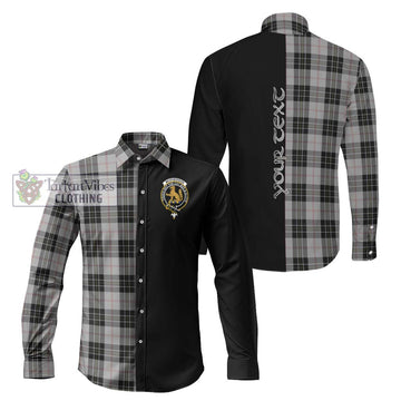 McPherson Dress Tartan Long Sleeve Button Shirt with Family Crest and Half Of Me Style Men's Shirt S - Tartanvibesclothing Shop