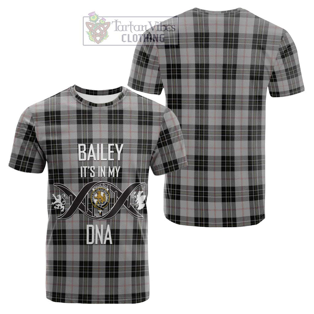 Tartan Vibes Clothing McPherson Dress Tartan Cotton T-shirt with Family Crest DNA In Me Style