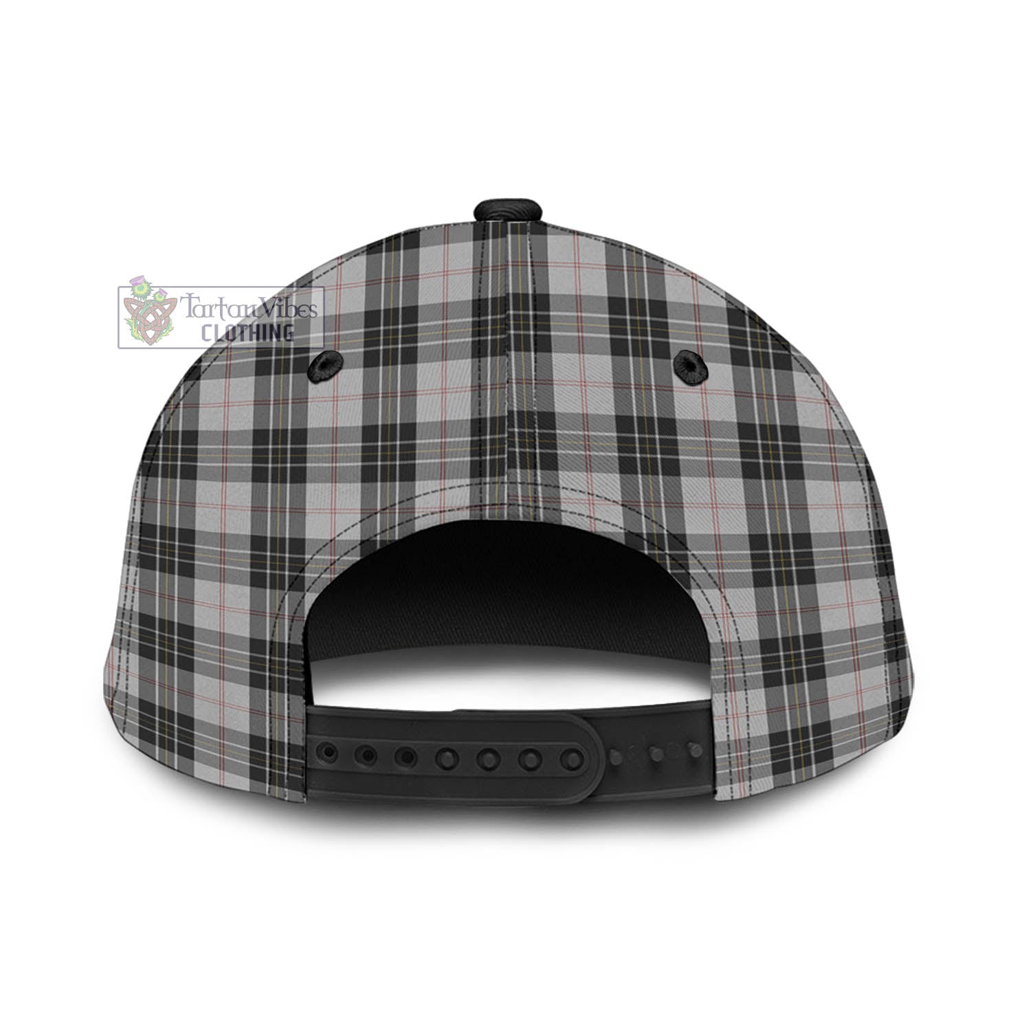 Tartan Vibes Clothing McPherson Dress Tartan Classic Cap with Family Crest In Me Style