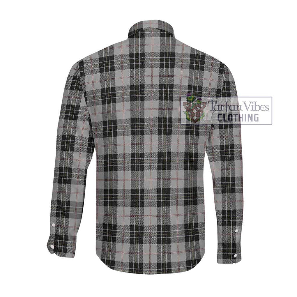 McPherson Dress Tartan Long Sleeve Button Shirt with Family Crest DNA In Me Style - Tartanvibesclothing Shop