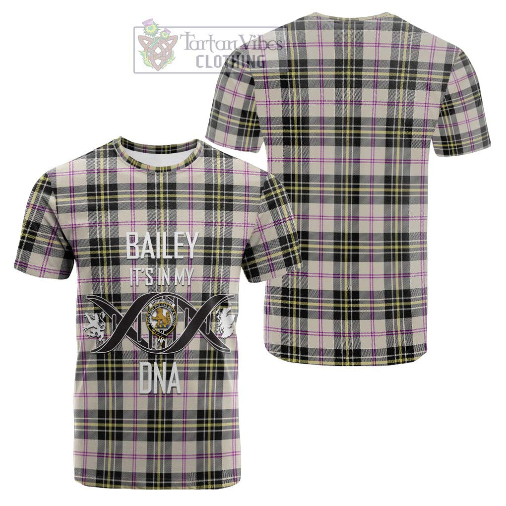 Tartan Vibes Clothing McPherson Dress Ancient Tartan Cotton T-shirt with Family Crest DNA In Me Style