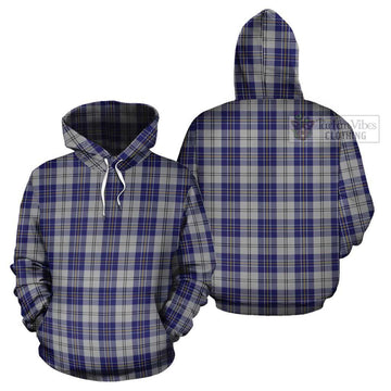 McPherson Dress Blue Tartan Cotton Hoodie