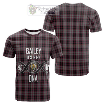Tartan Vibes Clothing McPherson Hunting Tartan Cotton T-shirt with Family Crest DNA In Me Style