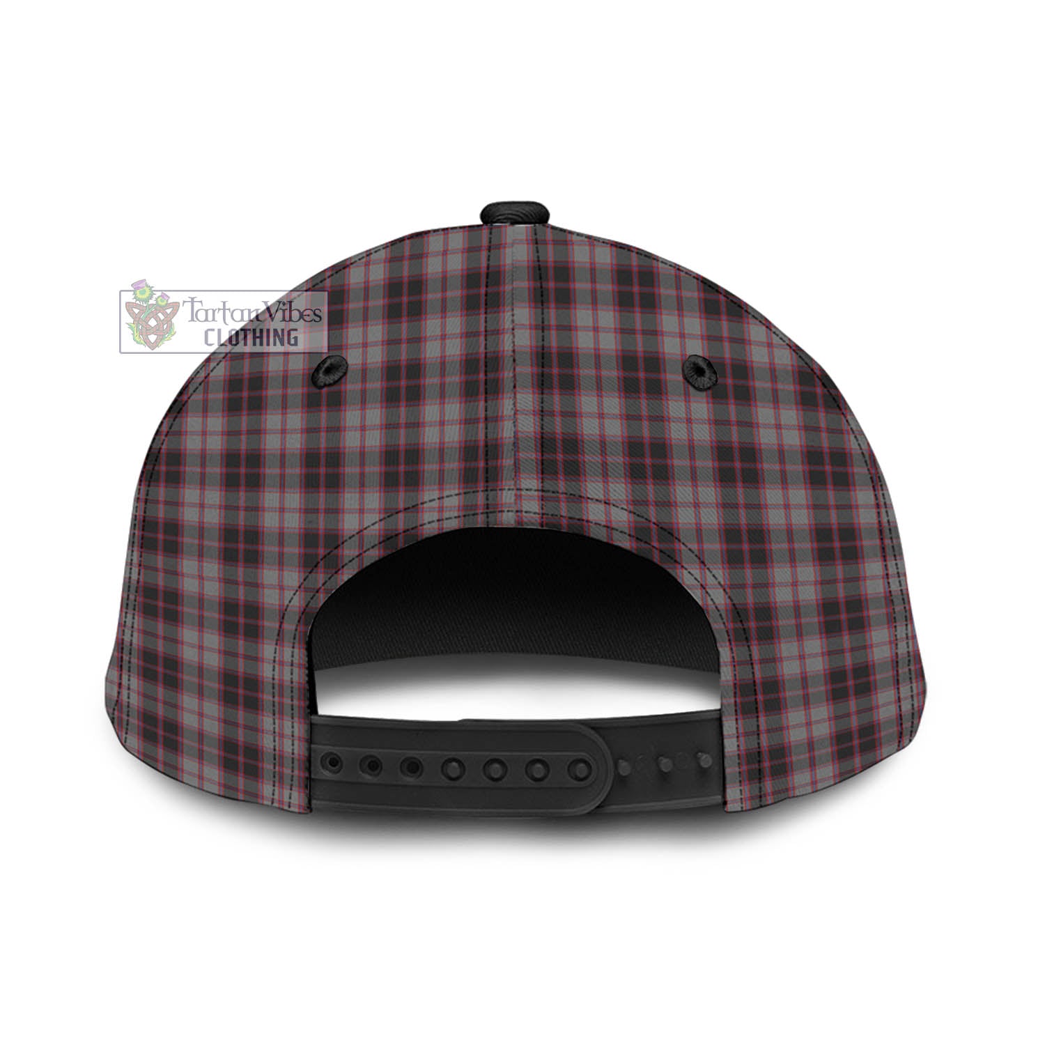 Tartan Vibes Clothing McPherson Hunting Tartan Classic Cap with Family Crest In Me Style