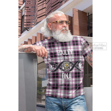 Tartan Vibes Clothing McPherson Hunting Modern Tartan Cotton T-shirt with Family Crest DNA In Me Style