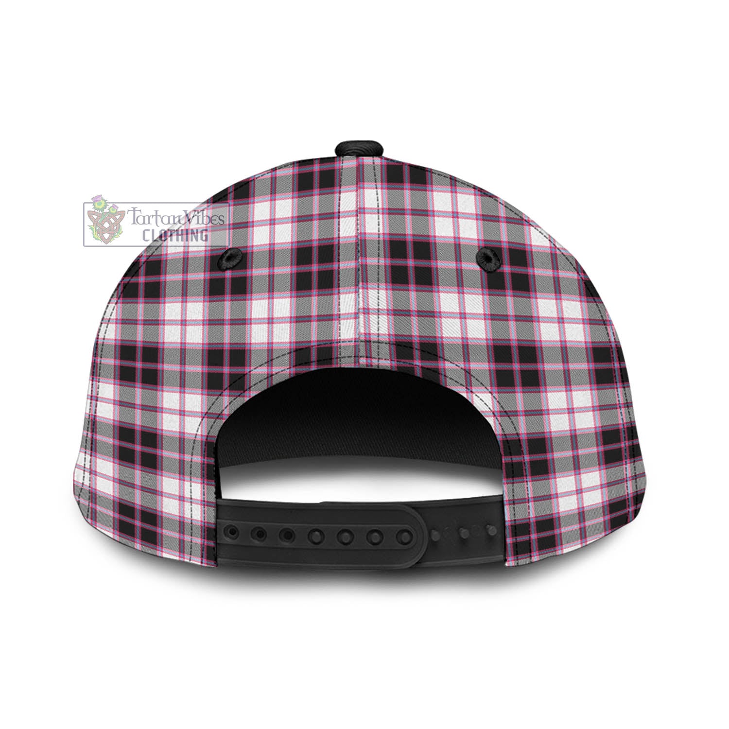 Tartan Vibes Clothing McPherson Hunting Modern Tartan Classic Cap with Family Crest In Me Style