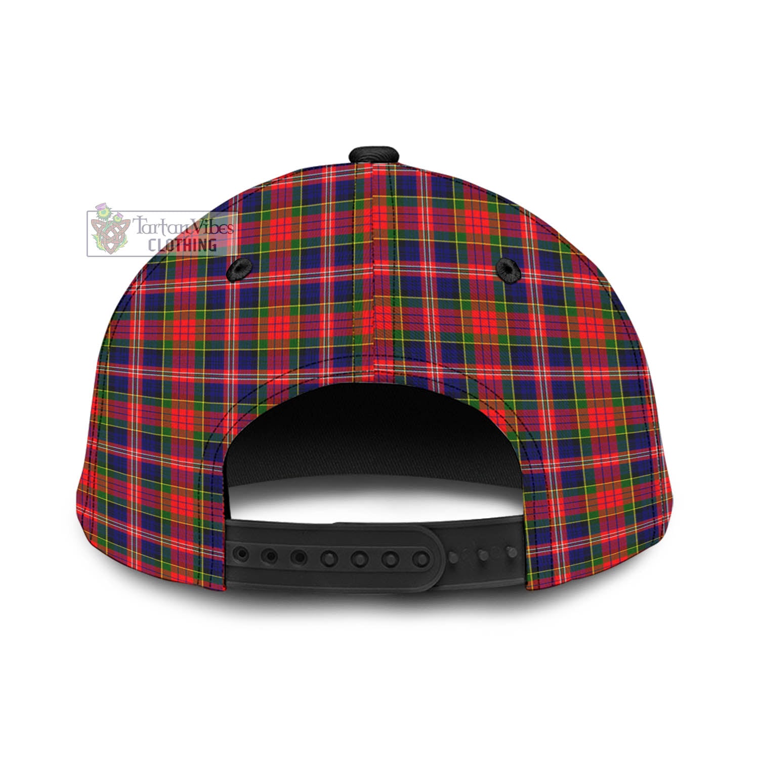 Tartan Vibes Clothing McPherson Modern Tartan Classic Cap with Family Crest In Me Style