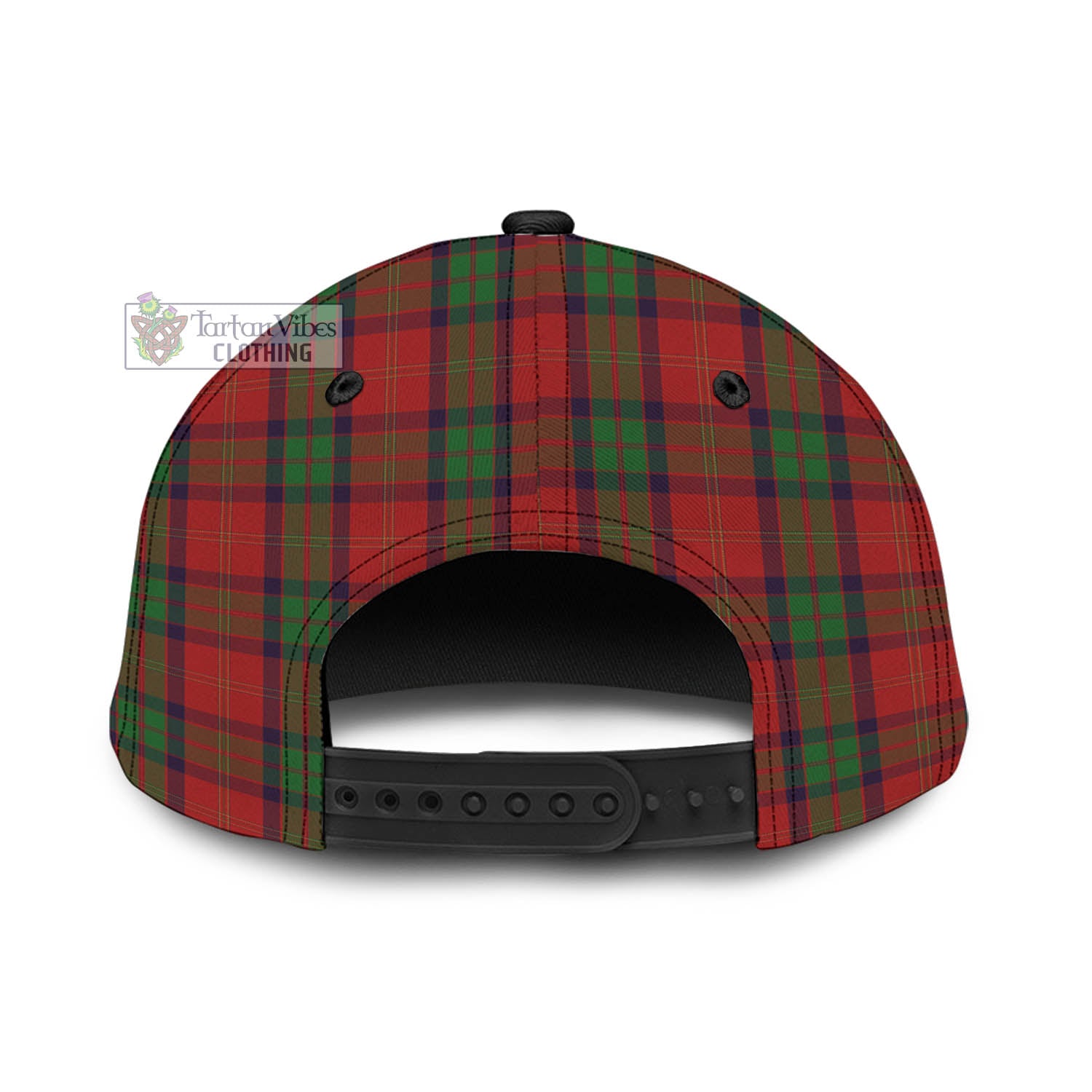 Tartan Vibes Clothing McPherson of Cluny Tartan Classic Cap with Family Crest In Me Style