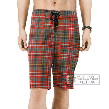 McPherson Weathered Tartan Men's Board Shorts Men - Tartan Vibes Clothing