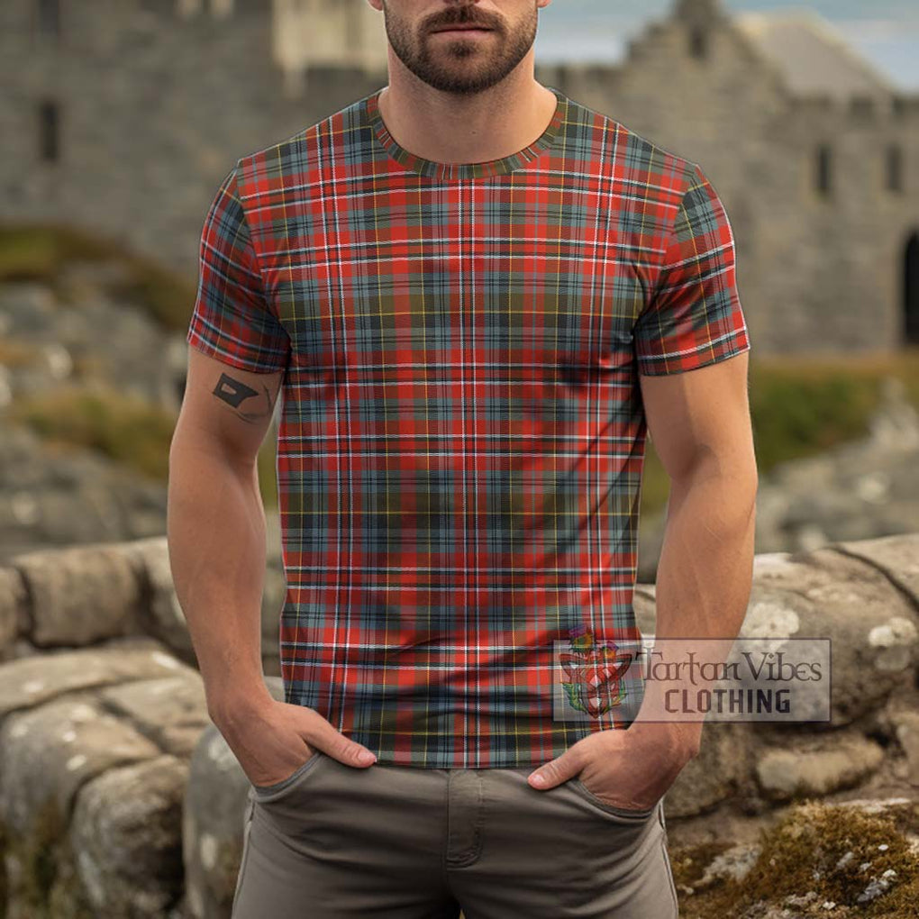 McPherson Weathered Tartan Cotton T-Shirt Kid's Shirt - Tartan Vibes Clothing