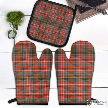 McPherson Weathered Tartan Combo Oven Mitt & Pot-Holder - Tartan Vibes Clothing