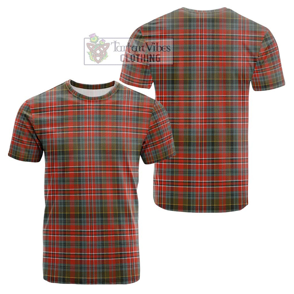 McPherson Weathered Tartan Cotton T-Shirt - Tartan Vibes Clothing