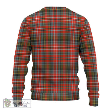 McPherson Weathered Tartan Ugly Sweater with Family Crest DNA In Me Style - Tartan Vibes Clothing