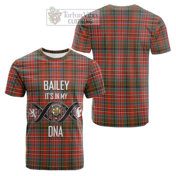Tartan Vibes Clothing McPherson Weathered Tartan Cotton T-shirt with Family Crest DNA In Me Style