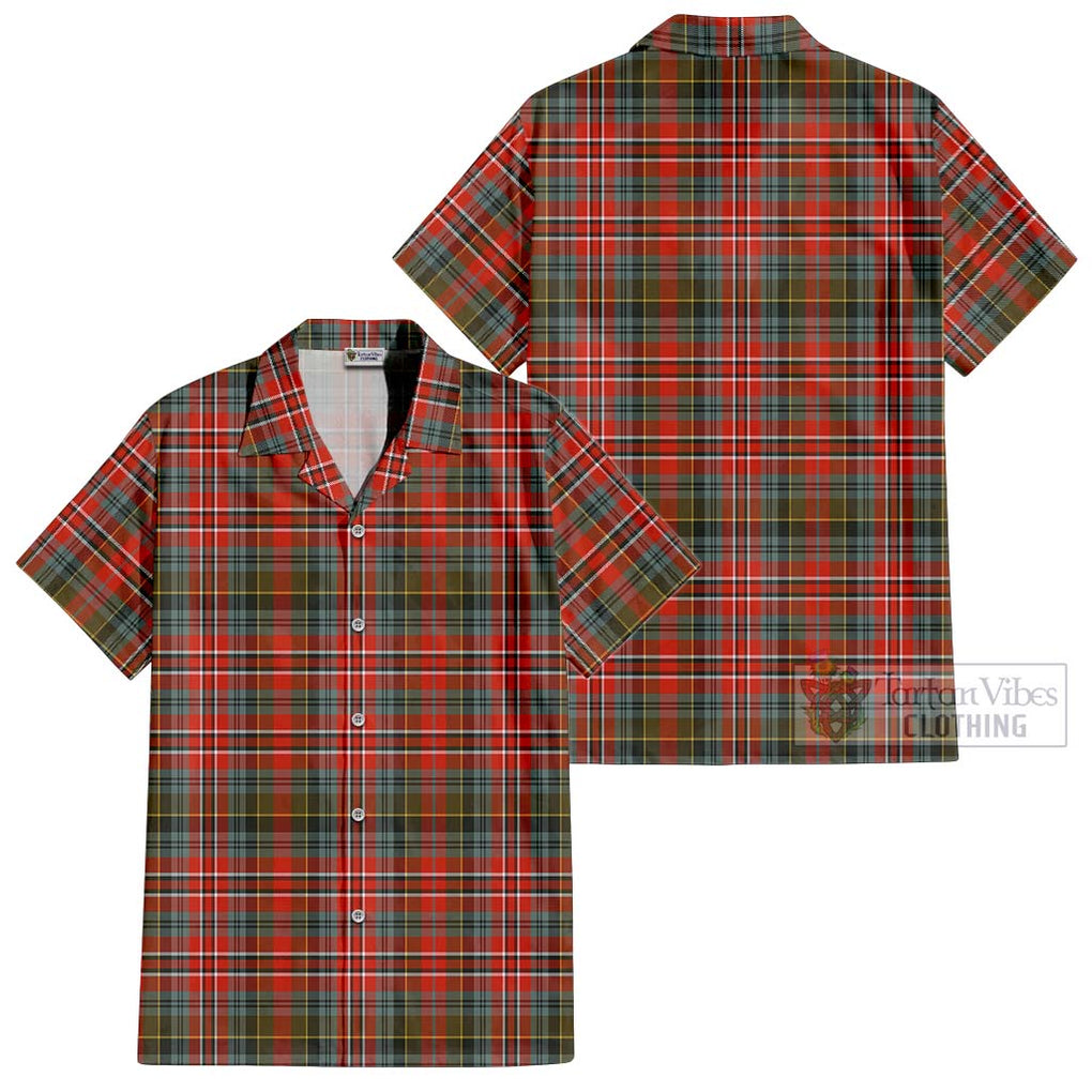 McPherson Weathered Tartan Cotton Hawaiian Shirt - Tartan Vibes Clothing