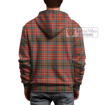 McPherson Weathered Tartan Hoodie with Family Crest DNA In Me Style - Tartan Vibes Clothing