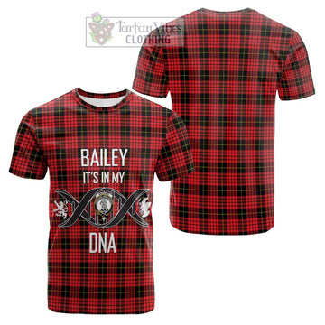 Tartan Vibes Clothing Mcquain Modern Tartan Cotton T-shirt with Family Crest DNA In Me Style